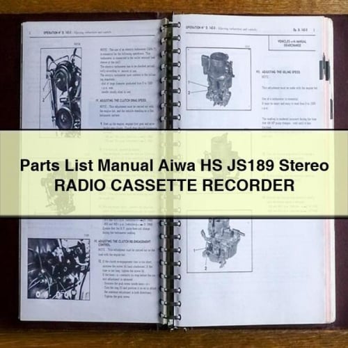 Parts List Manual Aiwa HS JS189 Stereo RADIO CASSETTE RECORDER PDF Download