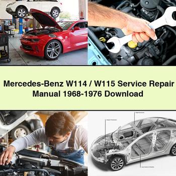 Manual de servicio y reparación del Mercedes-Benz W114/W115 1968-1976