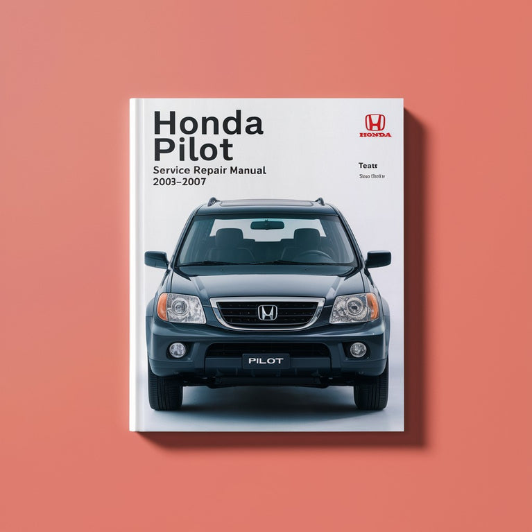 Manual de servicio y reparación del Honda Pilot 2003-2007