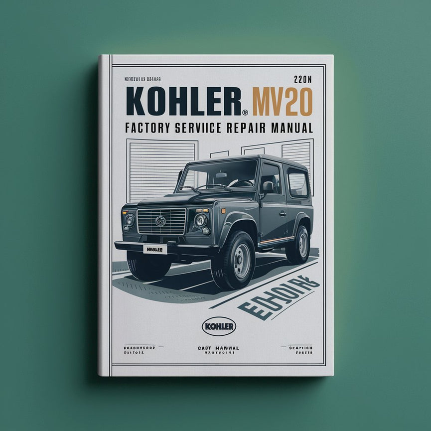 Manual de reparación y servicio de fábrica del motor Kohler MV20