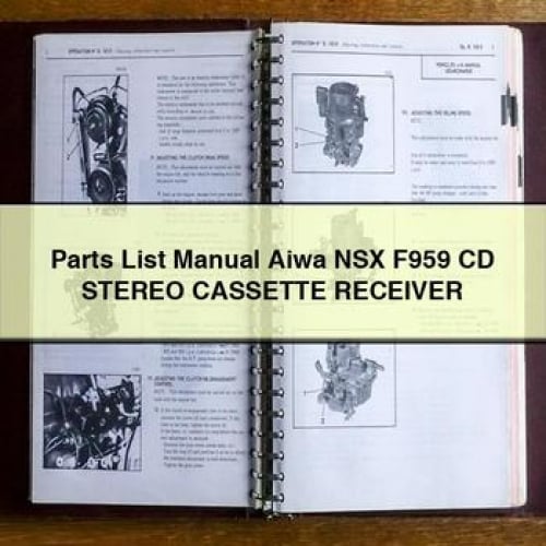 Parts List Manual Aiwa NSX F959 CD Stereo CASSETTE Receiver PDF Download