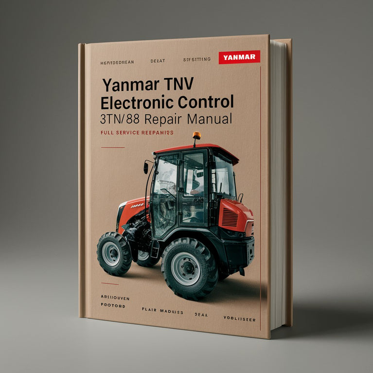 Manual de reparación y servicio completo del CONTROL electrónico 3TNV88 de YANMAR TNV