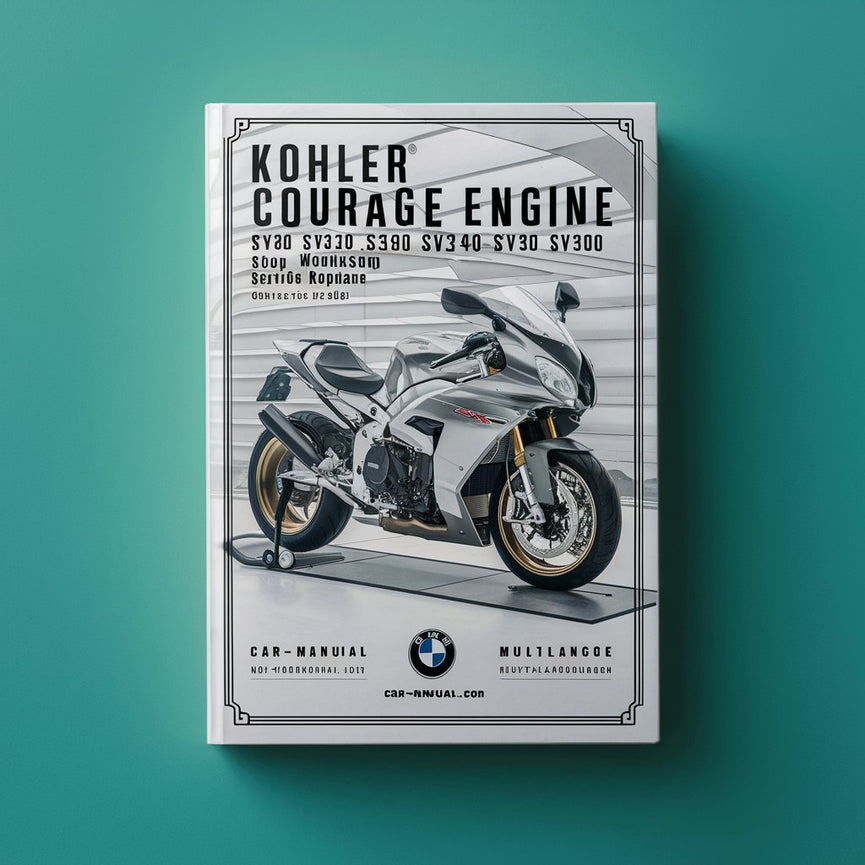 Manual de reparación y servicio de taller del motor Kohler COURAGE SV480 SV530 SV540 SV590 SV600 SV620: CUBRE TODO LO QUE NECESITA SABER