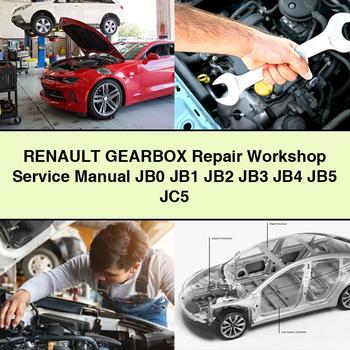 Manual de servicio y reparación de cajas de cambios de RENAULT JB0 JB1 JB2 JB3 JB4 JB5 JC5