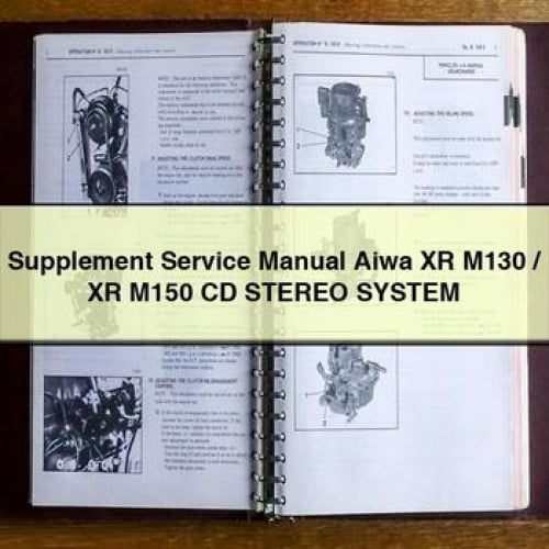 Supplement Service Manual Aiwa XR M130 / XR M150 CD Stereo System PDF Download