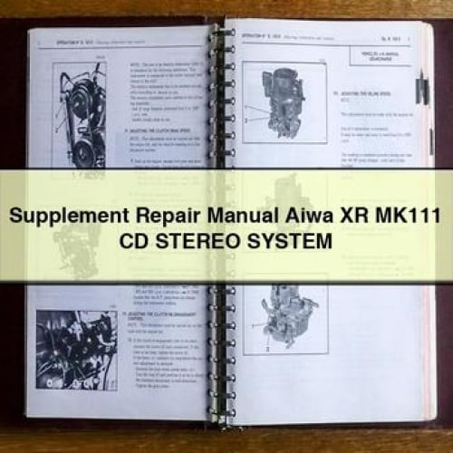 Supplement Repair Manual Aiwa XR MK111 CD Stereo System PDF Download