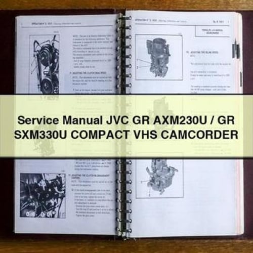 Service Manual JVC GR AXM230U / GR SXM330U Compact VHS CAMCORDER PDF Download