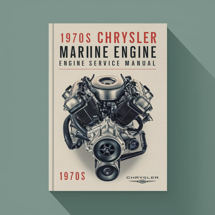 Manual de reparación y servicio del motor intraborda marino Chrysler M440 de los años 70