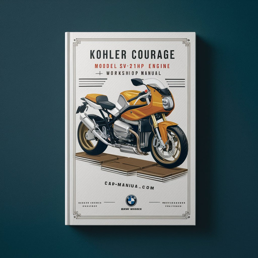 Manuel d'atelier du moteur Kohler COURAGE modèle SV610 21HP