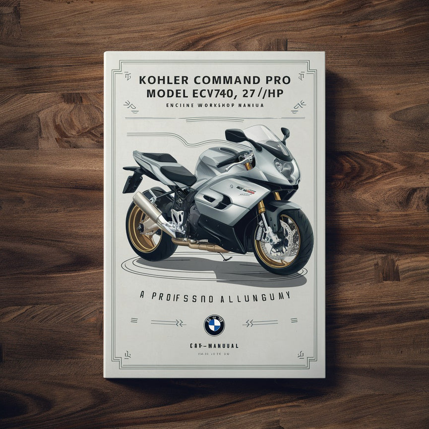 Manual de taller del motor Kohler Command PRO EFI modelo ECV740 de 27 HP