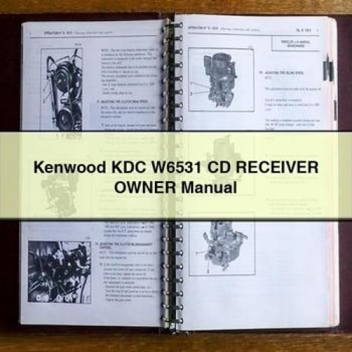 Kenwood KDC W6531 CD Receiver Owner Manual PDF Download