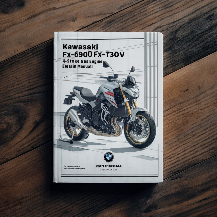 Manuel de réparation et d'entretien du moteur à essence 4 temps Kawasaki FX651V FX691V FX730V - Amélioré - PDF