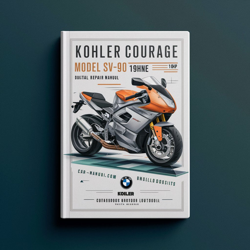 Kohler COURAGE Model SV590 19HP Engine Digital Workshop Repair Manual