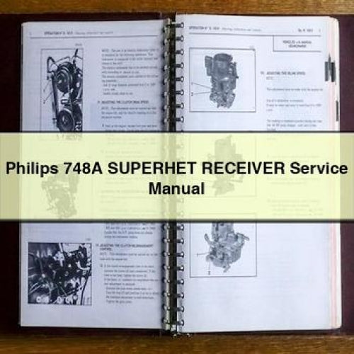 Philips 748A SuperHET Receiver Service Manual