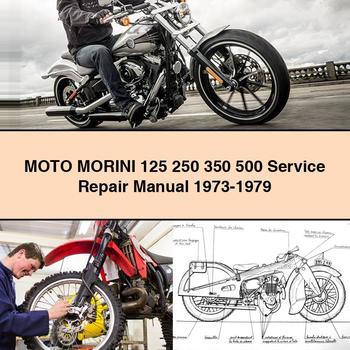 MOTO MORINI 125 250 350 500 Manual de reparación de servicio 1973-1979