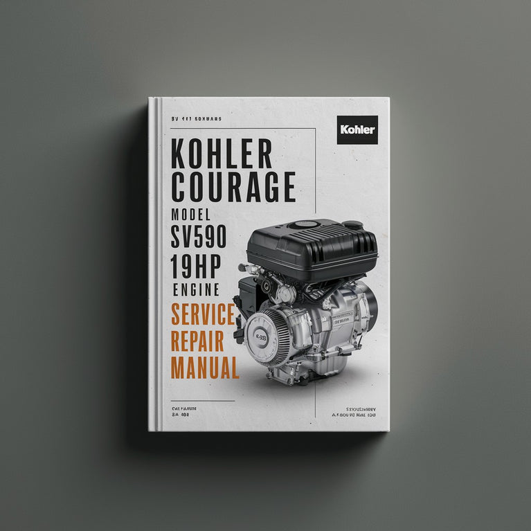 Manuel de réparation et d'entretien du moteur Kohler COURAGE modèle SV590 19HP