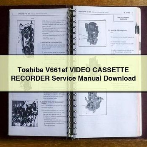 Toshiba V661ef VCR Service Manual