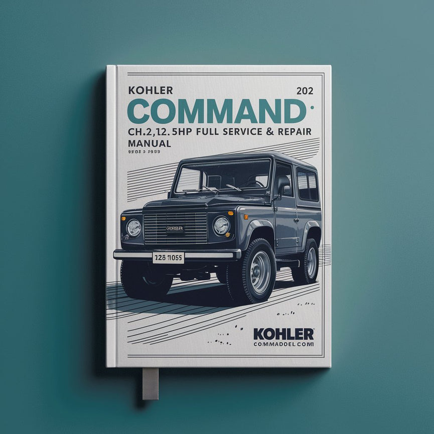 Manuel complet de réparation et d'entretien du moteur Kohler Command modèle CH12.5 12,5 CV