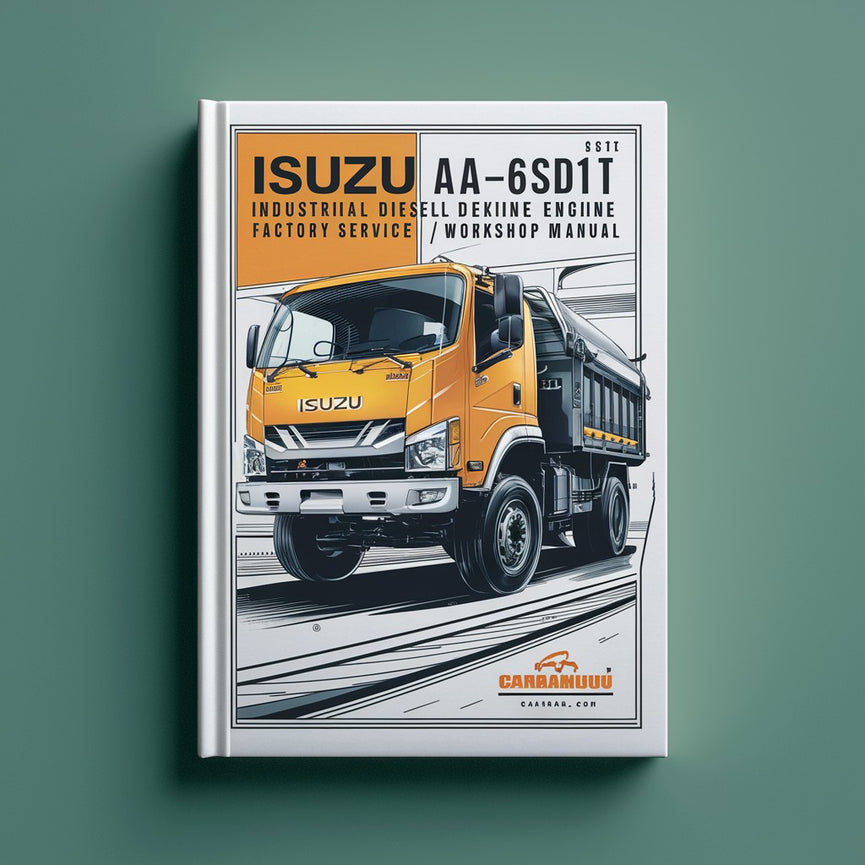 Manual de taller, reparación y servicio de fábrica del motor diésel industrial Isuzu AA-6SD1T