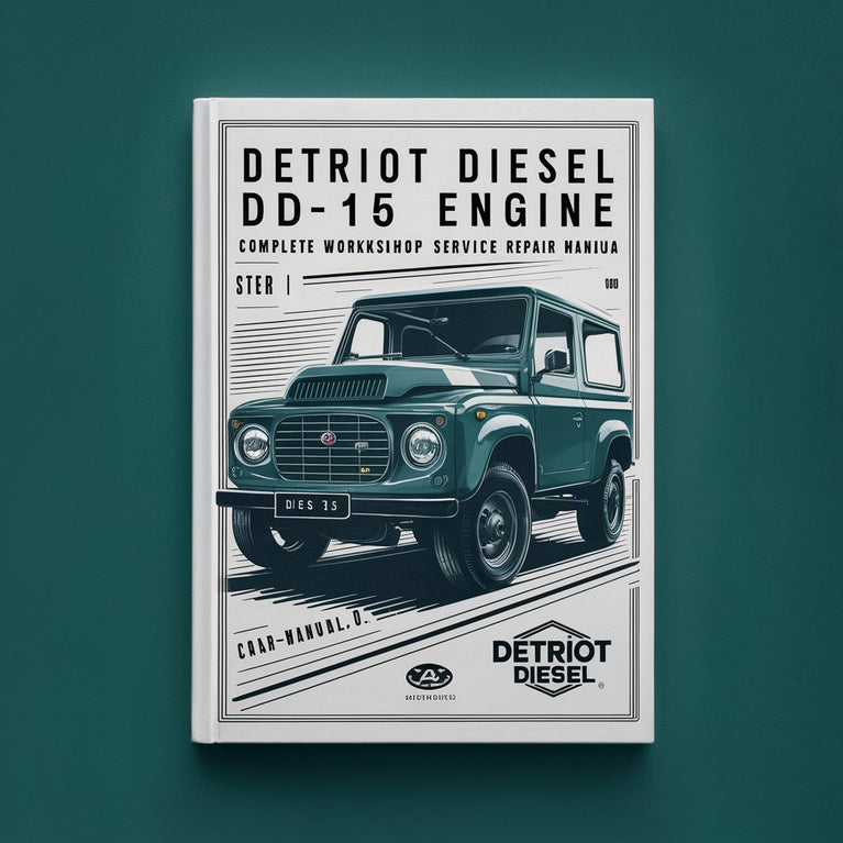 Manual completo de reparación y servicio del motor diésel Detriot Diesel DD15