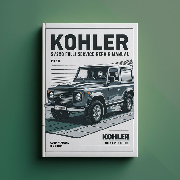 Manuel de réparation et d'entretien complet du moteur Kohler SV620