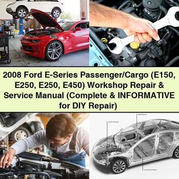 Manual de servicio y reparación del taller del vehículo de carga y pasajeros Ford Serie E 2008 (E150 E250 E250 E450) (completo e informativo para reparaciones por cuenta propia)