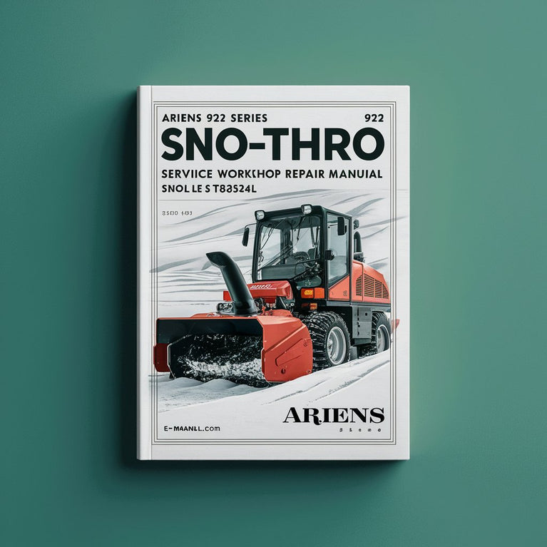 Ariens 932 Series Snowblower Service & Repair Manual (ST8524LE, ST8524L)