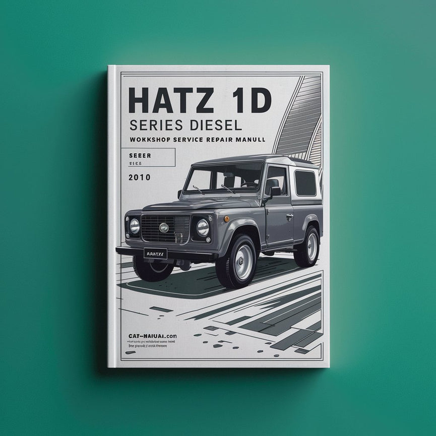 Manual de servicio y reparación del motor diésel de la serie 1D de HATZ