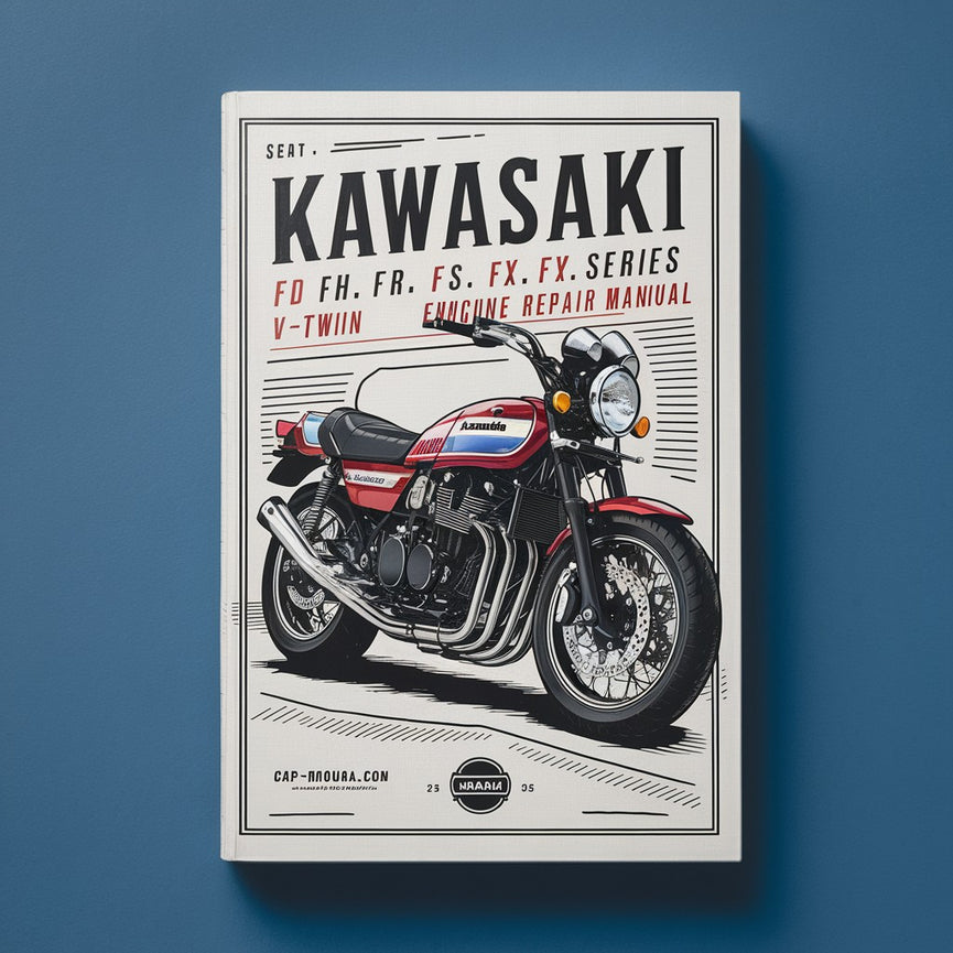 Manual de reparación del motor V-TWIN de la serie KAWASAKI FD FH FR FS FX