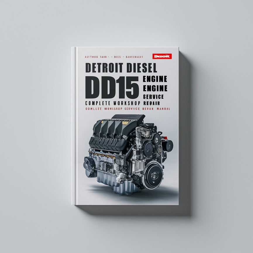 Manual completo de reparación y servicio del motor DD15 de Detroit Diesel