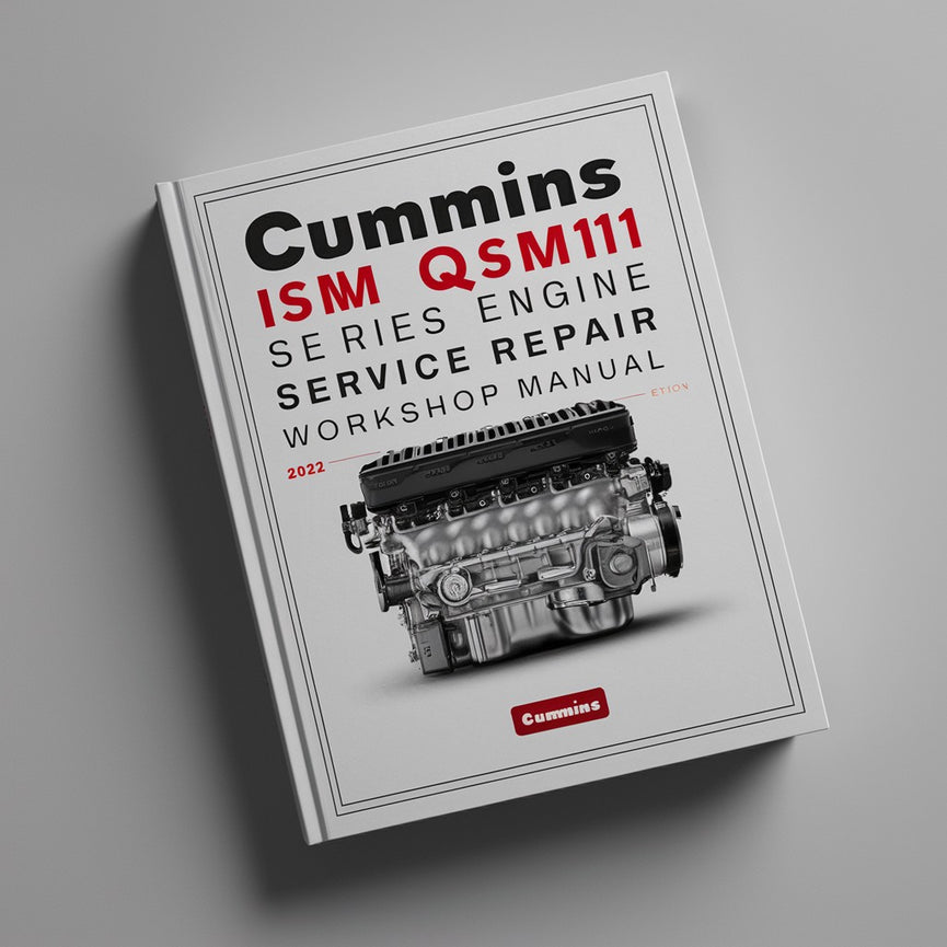 Manual de taller de servicio y reparación del motor Cummins serie ISM QSM11