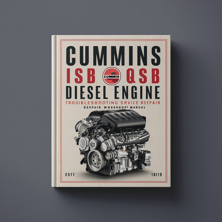 Manual de taller, reparación y solución de problemas del motor diésel Cummins ISB 5.9 QSB 5.9