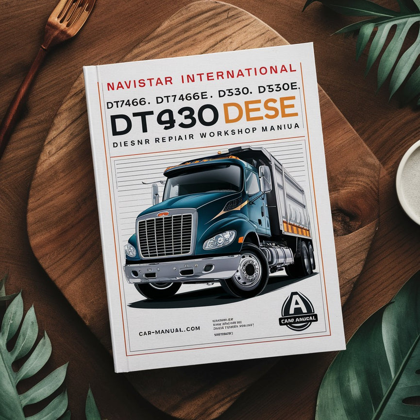 Manuel d'atelier de réparation et d'entretien des moteurs diesel Navistar International DT466 DT466E DT530 DT530E et HT530