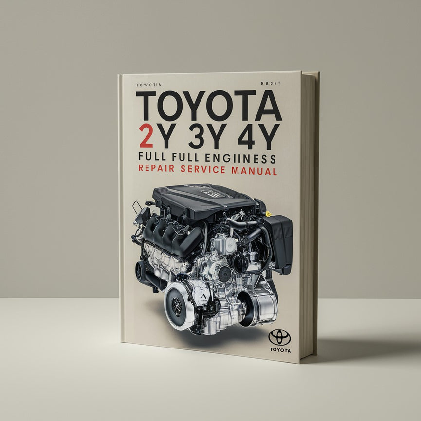 Manual de servicio y reparación de motores completos TOYOTA 2Y 3Y 4Y