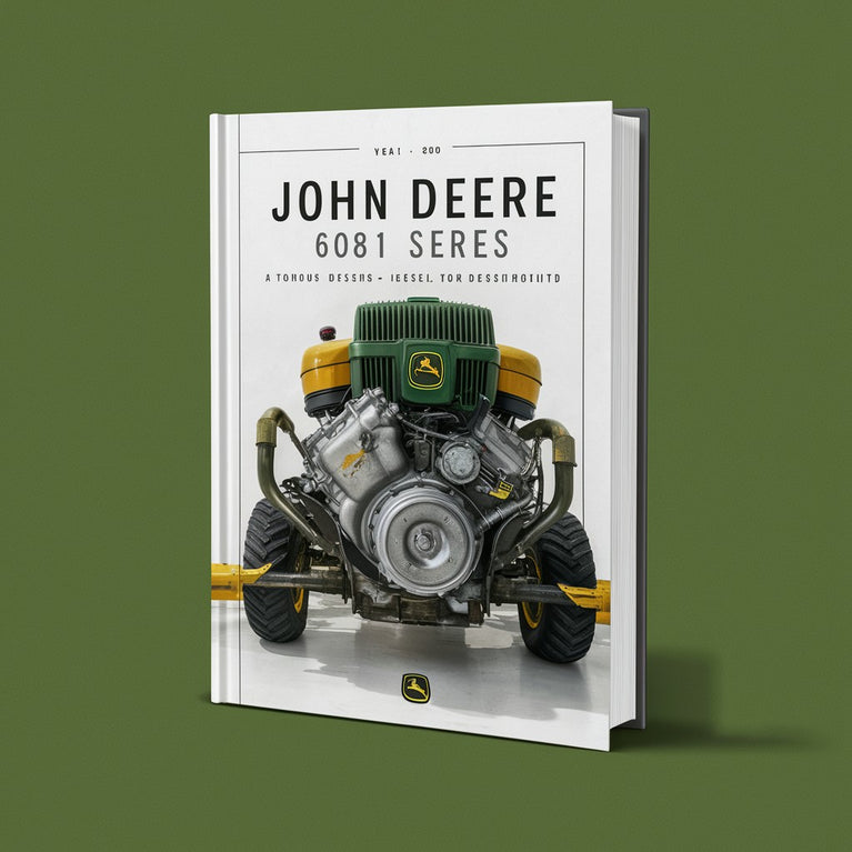 Manual de taller y reparación del motor diésel de la serie 6081 de JOHN DEERE