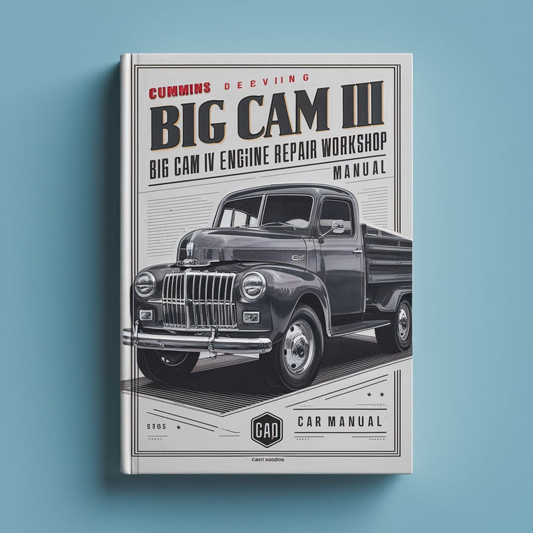 Cummins Big Cam III Big Cam IV NT 855 Engine Service Repair Workshop Manual