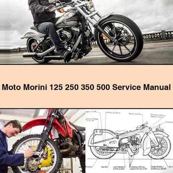 Moto Morini 125 250 350 500 Manual de reparación de servicio