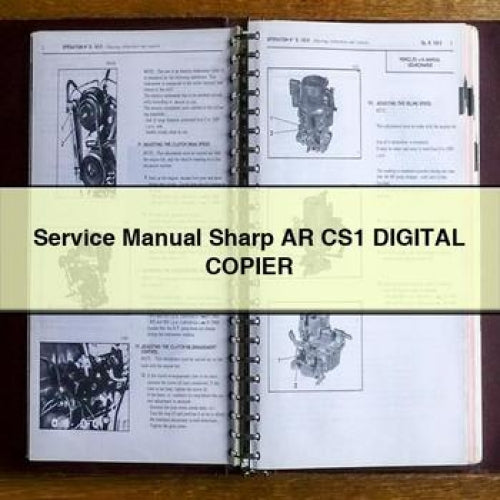 Sharp AR-CS1 Digital Copier Service Manual (PDF)