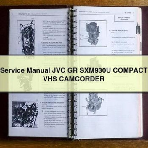 JVC GR-SXM930U Compact VHS Camcorder Service Manual