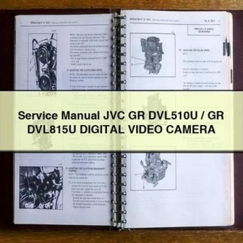 Service Manual JVC GR DVL510U / GR DVL815U Digital Video CAMERA PDF Download