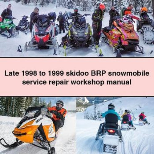 Manual de taller y reparación de motos de nieve BRP Skidoo de finales de 1998 a 1999