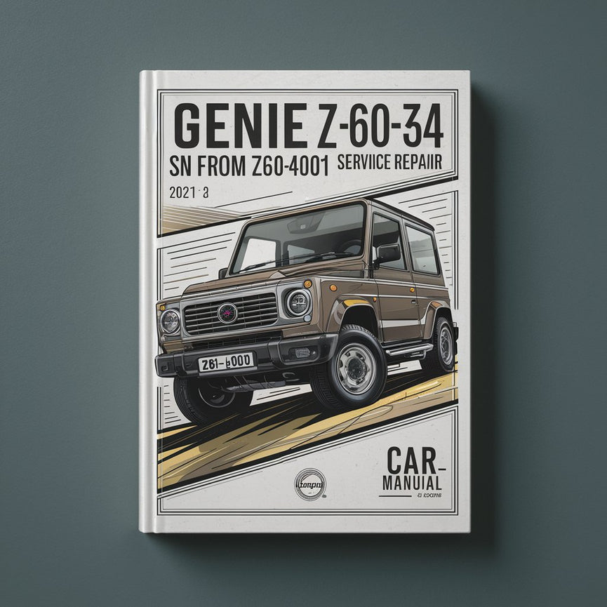 Manual de servicio de Genie Z-60/34 SN de Z60-4001