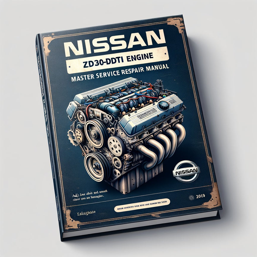 Manual de servicio y reparación del motor Nissan Zd30ddti