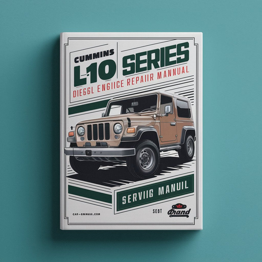 Manual de servicio y reparación del motor diésel de la serie L10 de Cummins