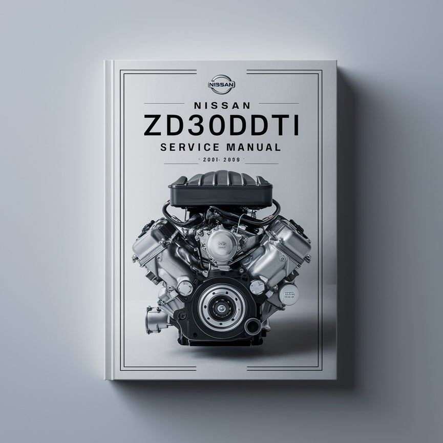 Manual de servicio y reparación del motor NISSAN ZD30DDTI