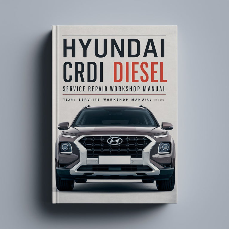 Manual de taller y reparación del motor diésel Hyundai CRDI D4FA