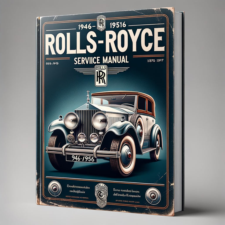 1946 1947 1948 1949 1950 1951 1952 1953 1954 1955 1956 Classic ROLLS ROYCE Service Repair Manual RARE