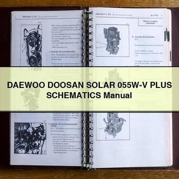 DAEWOO DOOSAN SOLAR 055W-V PLUS SCHEMATICS Manual