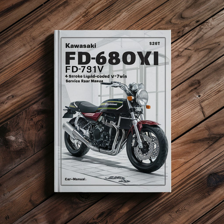 Manual de servicio y reparación del motor de gasolina de cuatro tiempos y refrigerado por líquido Kawasaki FD680V FD731V (PDF)