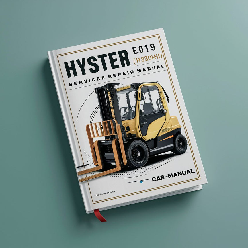 Hyster E019 (H360HD) Forklift Service Manual PDF Download